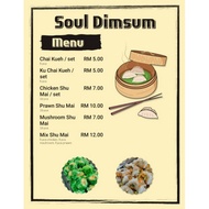 DESIGN SERVICE For MENU (MEREKA BENTUK MENU) KEDAI MAKAN, STALL, KATERING