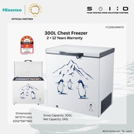 Hisense 300L Chest Freezer 5star energy saving, FC326D4BWYS
