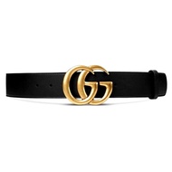 GUCCI 397660AP00T100080 GUCCI GUCCI LEATHER BELT WITH D