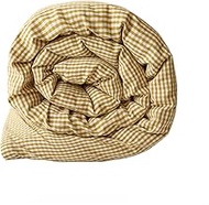 PEHR Gingham Duvet Cover, Dijon (Full) | 100% Organic Cotton & Made Extra-Soft | Stone-Washed Breath