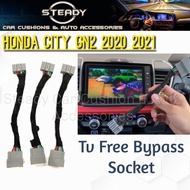Baru 🔥Latest Honda City GN2 2020-2024 Tv Free Bypass Socket player Socket bypass watch when driving