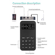 Mini Voice Changer Sound Effects Machine Audio Card Sound Changer Plug & Play 8 Sound Effects for Li