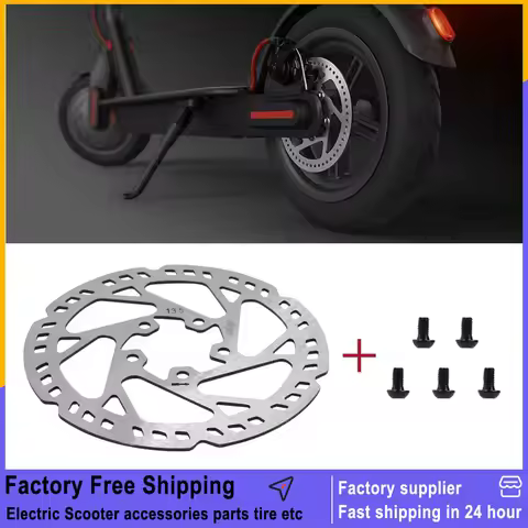 135mm Brake Disc Stainless Steel 5 Hole Brake Disc with 5 Screws for Xiaomi M365 Pro Pro2 M365 MI3 E