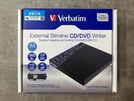 【全新行貨 門市現貨】Verbatim 外置 超薄 CD/DVD 刻錄機 (66817)