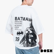 DOSH MENS EXTRASIZED T-SHIRTS BATMAN เสื้อยืดใหญ่พิเศษ FBMT5323-OW (S-M/L-XL)