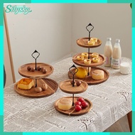 3 Tiers Dessert Stand Cake Stand  Wood Cupcake Stand  Plate Tray Cupake Display Rack