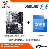 ASUS PRIME Z790-P Z790 P Z790P Z790 WIFI D4-CSM Motherboard + Intel i5-13600KF 13600KF Processor BUN