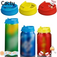 CACTUS Soda Can Lid, Plastics Reusable Bottle Top Lid, Fizz Coke Drink Lid Leak Proof Can Caps Drink