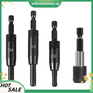 Self-Centering Drill Bit for , 3/32 Inch, 7/64 Inch, 1/8 Inch with Bit Holder Center Finding Drill B