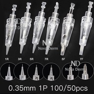 100pcs 50pcs 20pcs Permanent Makeup Machine Cartridge 1P/3P/5P/5F/7F for Professional Tattoo Artist 