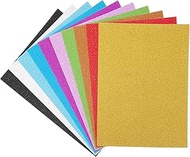 PATIKIL 11.7x8.3" Glitters Cardstock Set, 10Sheets A4 Sparkling Thick No-Shed Shimmer Glitters Paper
