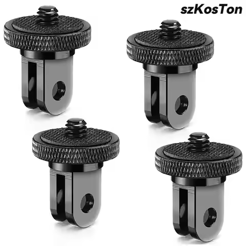 1/4 Screw Converter Mini Tripod Adapter for GoPro 13 12 11 10 9 8 Insta 360 X5 X4 DJI OSMO 360 Actio