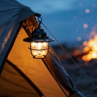 Cyberbee Retro Camping Light Camping Light typec Rechargeable Portable Light Stepless Dimming Outdoo