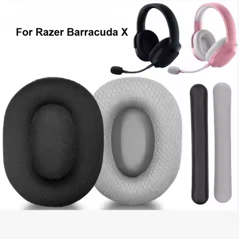 Earpads Headband Pad Suitable for Razer Barracuda X Sponge Earphone Cover Earmuffs Easy To Install,S