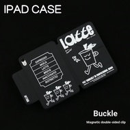 Shell Coffee ipad37 cm Protective Case Apple Air6/7 Magnetic Double-Sided Clip pro37/43 cm Dormant L