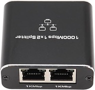 1000Mbps Ethernet Cable Splitter 1 To 2, Internet Splitter, 2 Compatible with Cat5 Cat5e Cat6 Cat7 T