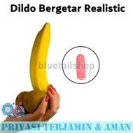 MURAH DILDO BERGETAR SOFT REALISTIC | BATANG + TESTIS MASTURBASI TOYS KODE 1236