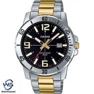 Casio MTP-VD01SG-1B MTPVD01SG-1B Analog Quartz Two-tone Stainless Steel Men's Dress Watch