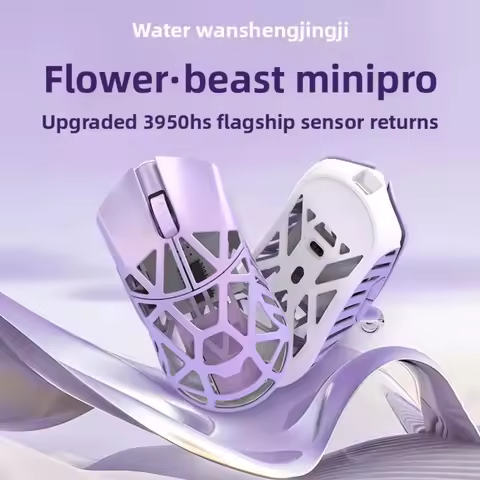 Wlmouse Beast X Mini Pro Magnesium Alloy Lightweight PAW3950HS Wireless Gaming Mouse 8K 30000DPI Fas