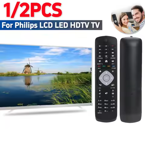 Universal TV Remote Control Replacement Parts for Philips LCD LED HDTV TV Smart Remote Control for P