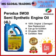Perodua – Semi Synthetic 5W 30 / 5W30 / 5W-30 engine oil / motor oil (4L)