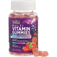 Multivitamin Gummies - Vitamin & Mineral Bergetah Dewasa Harian untuk Wanita & Lelaki dengan Vitamin