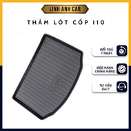 I10 LINH ANH CAR Trunk Liner - I10 Trunk Liner, odorless, high-quality heat-resistant TPE