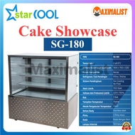 READY STARCOOL SG-180FA Rectangular Cake Showcase/Showcase Pendingin