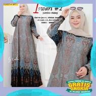 GAMIS CALVIN JEANS ISWARI JUMBO MAXY ALL SIZE LD 110-130 XXL XXXL LATEST WOMEN'S MUSLIM FASHION/Eid 