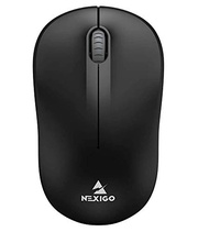 Wireless Mouse, Portable Mobile Optical Office Mouse with USB Receiver, Travel Cordless Mouse for No