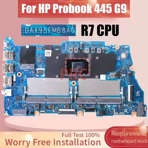 Motherboard HP Probook DAX9SFMB8A0 DA0X9SMB8D0 For HP Probook 445 G9 455 G9 Laptop Motherboard with 