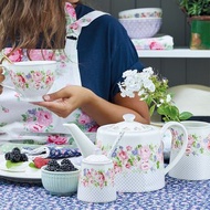 丹麥GreenGate Rose white 茶壺 / 奶罐 / 糖罐 / 水瓶 0.5L / 1L