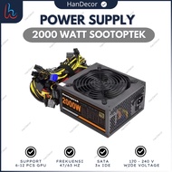 Sootoptek 2000Watt Power Supply | PSU Mining 2000w PURE