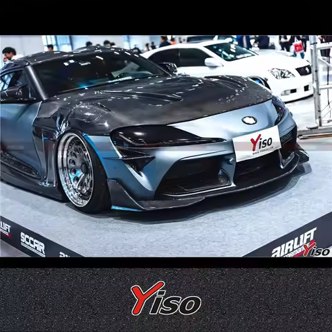 Suitable for SUPRA A90 Modified Carbon fiber Yiso Engine Cover Modified encirclement Machine cover S
