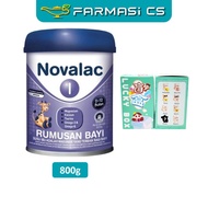 COMBO Novalac I Infant Formula 800g (0-12 months) EXP:09/2027 with 1 Blind Box [ Easinova, Farmasi C