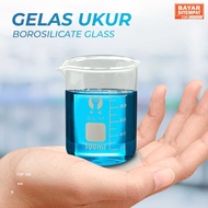 ( ORIGINAL ) ZHONG XING PENGR YUE Borosilicate Glass Lab Measuring Cup - GG-17