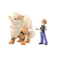 Blue & Arcanine Set Bandai Pokemon 1/20 Scale World Kanto Region มีกล่องนอก โปเกม่อน โมเดล มือ1 NEW