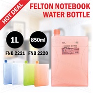 FELTON Drinking Notebook Water Bottle FNB2221 FNB2220 BPA FREE 850ml 1L/Botol Air Minuman FELTON