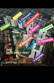 Apartemen 33 m² dengan 2 kamar tidur dan 1 kamar mandi pribadi di Green Pramuka City (Yana Sewa Hari