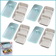 Utake Stainless Steels Snacks Container  Storage Meal Prep Container for Camping