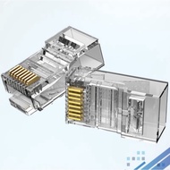 RJ45 Connector Plastic Material ABS Material LAN Network Cable Connector Ethernet Gigabit Support PO