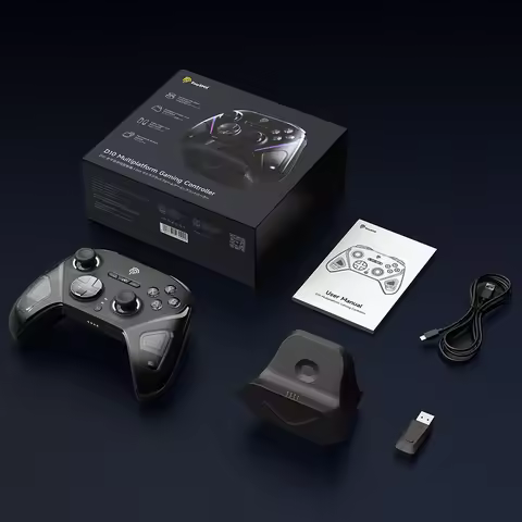 EasySMX D10 Wireless Gamepad Bluetooth Game Controller Compatible with PC/Switch/Phone/Steam, TMR St