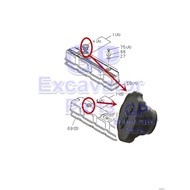 EX100-1 / EX120-1 / 4BD1 HYDRAULIC EXCAVATOR ENGINE OIL CAP (8-94200740-0)