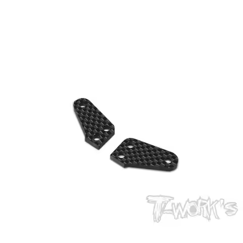 Original T Works TE-266 Carbon Fiber Steering Block Arms 0/+1/+2 ( For Team Associated RC10 4WD ) Rc