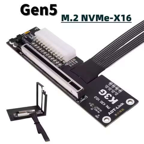 ADT 30CM 50CM K43SG PCI Express Gen5 M2 Laptop Graphics Card External Adapter EGPU Extender Cable Ex