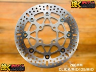 CNC Floatings Disc Ligthen 260mm With Bracket Click / Mio / M3 / Beat/ 4 Holes