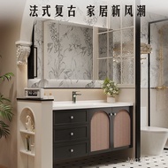French Toilet Washbasin Bathroom Cabinet Washbasin Washbasin Black Cabinet Combination Bathroom Cabi