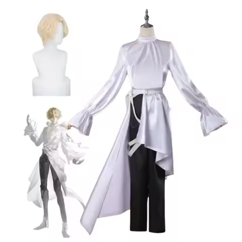 2026 Luka Cosplay Costume Anime Alien Stage Luka Cosplay Costume light yellow short hair Synthetic W