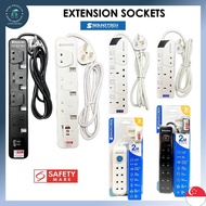 🇸🇬【SG LBHH】SOUNDTEOH EXTENSION SOCKETS/2M EXTENSION PLUG/USB EXTENSION SOCKETS