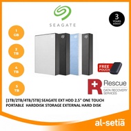 [1TB/2TB/4TB/5TB] SEAGATE EXT HDD 2.5" ONE TOUCH PORTABLE  HARDDISK STORAGE EXTERNAL HARD DISK HARD 